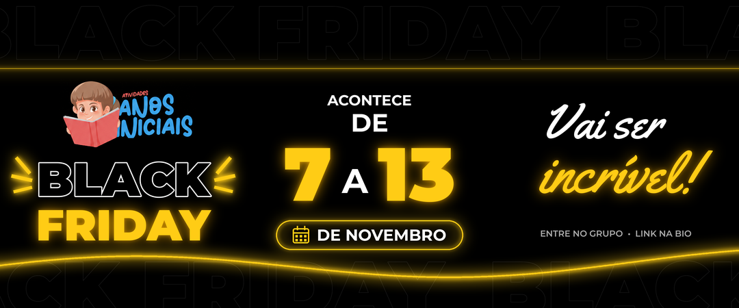 Black Friday de 7 a 13 de novembro